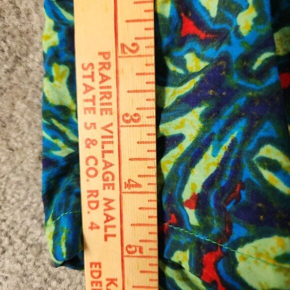 Pro Spirit Shorts Swimming Mesh Inside Pocket Mens XL Green Blue Floral - Picture 5 of 9